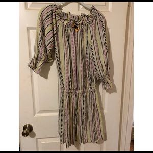 fresha london off the shoulder mini dress